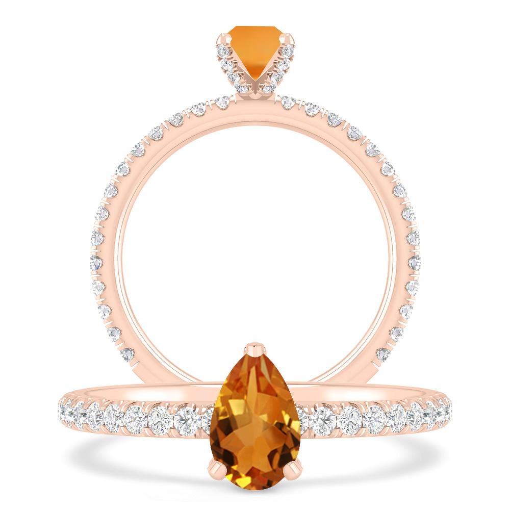 Rose Gold - Citrine