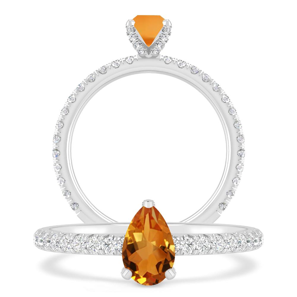 White Gold - Citrine