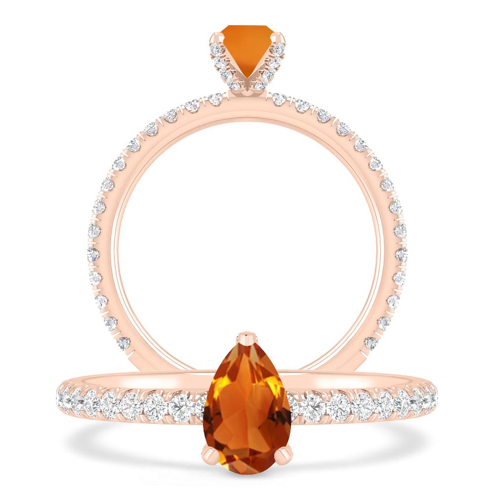 Rose Gold - Citrine