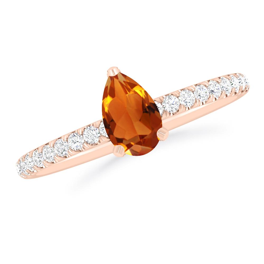 Rose Gold - Citrine