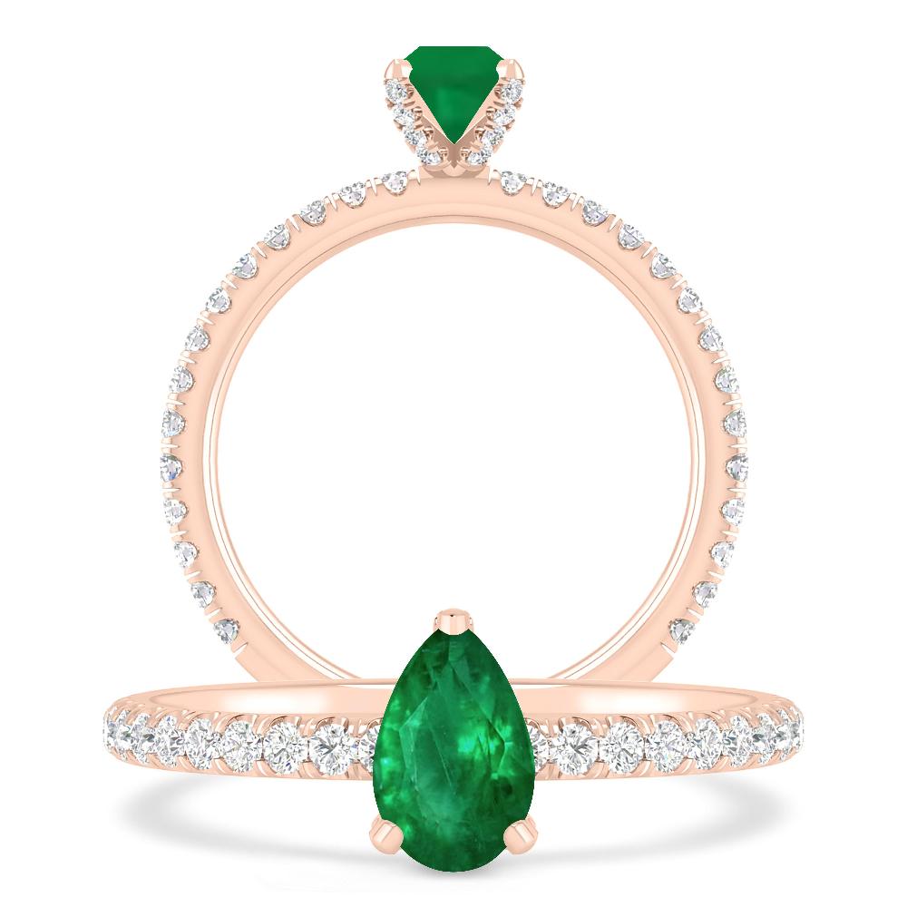 Rose Gold - Emerald