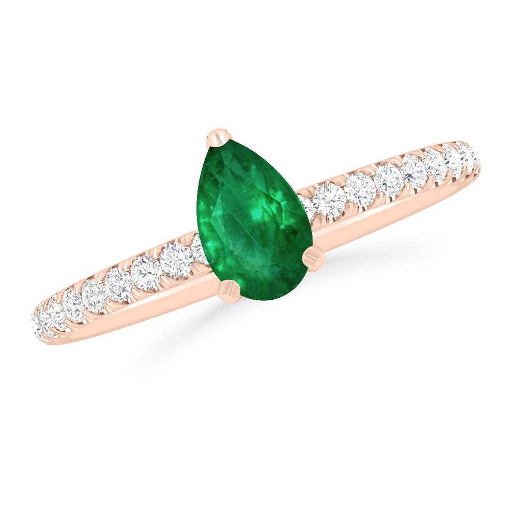 Rose Gold - Emerald