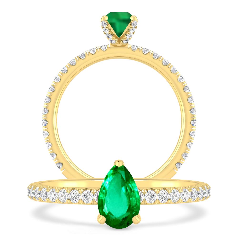 Yellow Gold - Emerald