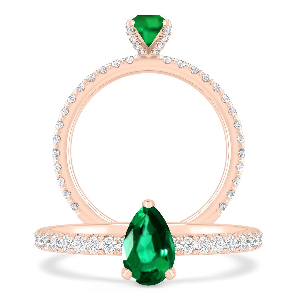 Rose Gold - Emerald