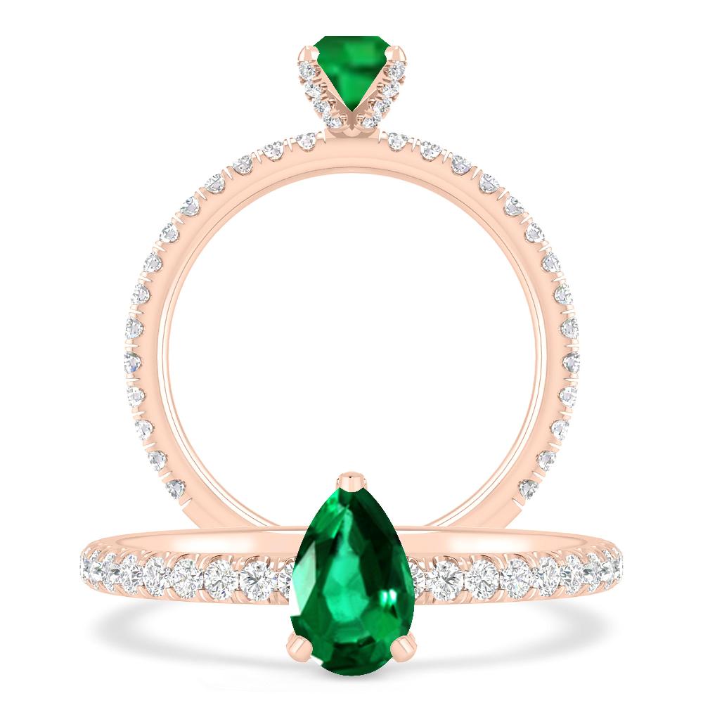 Rose Gold - Emerald