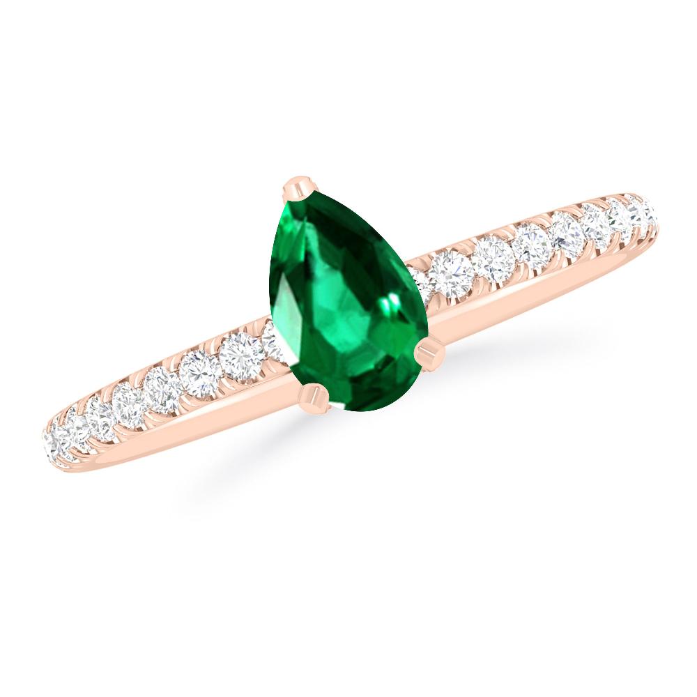 Rose Gold - Emerald