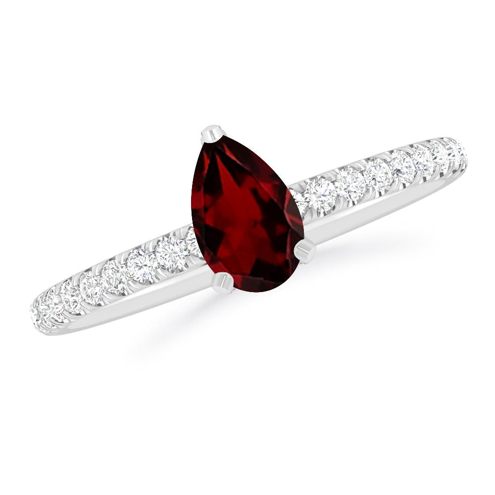 White Gold - Garnet