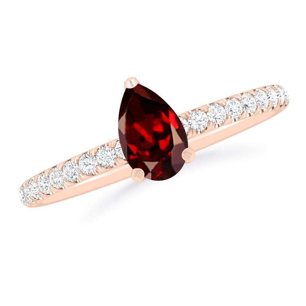 Rose Gold - Garnet