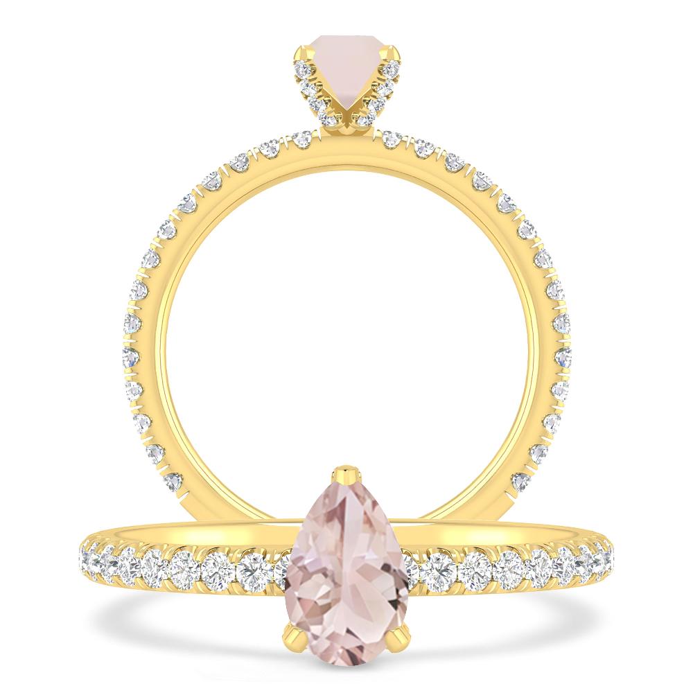 Yellow Gold - Morganite