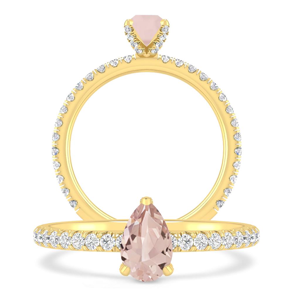 Yellow Gold - Morganite