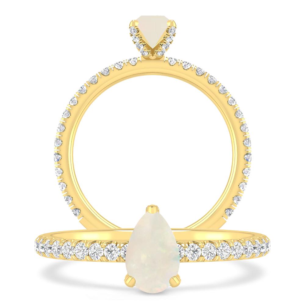 Yellow Gold - Opal