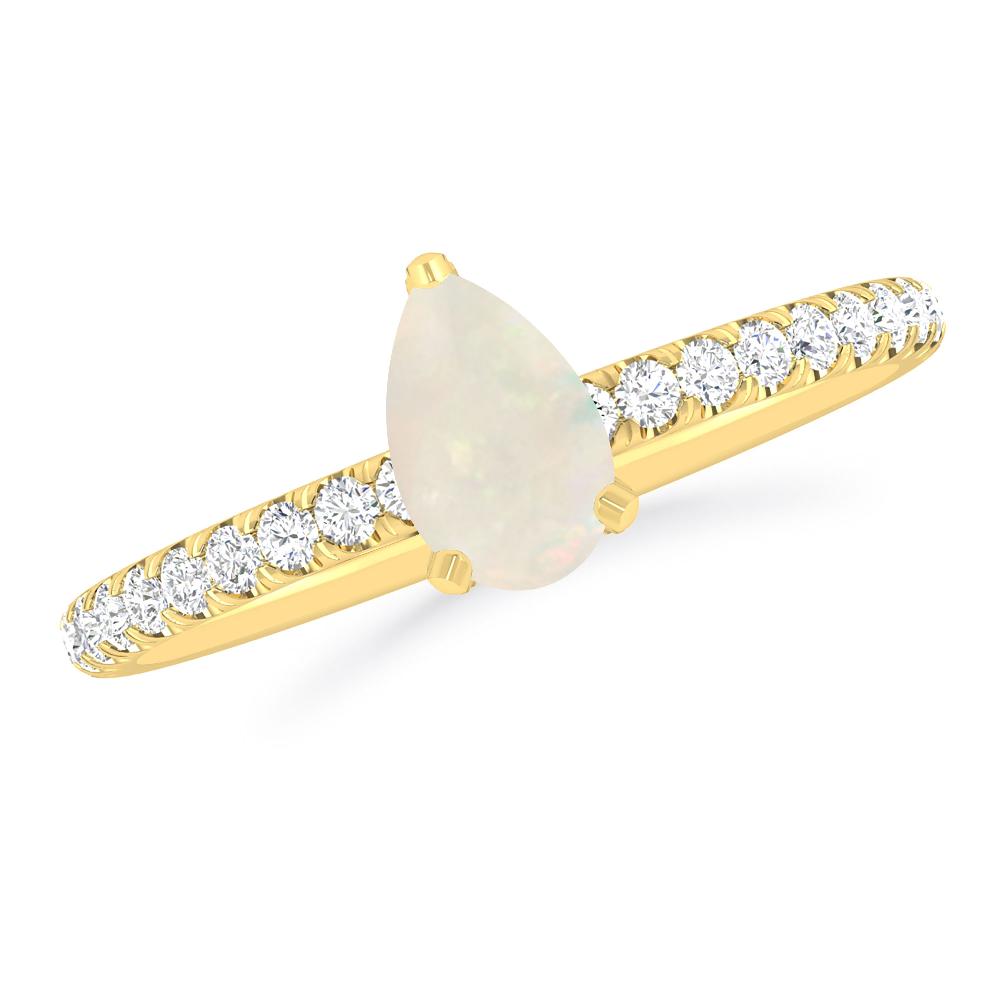 Yellow Gold - Opal