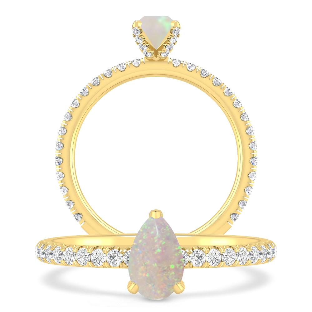 Yellow Gold - Opal