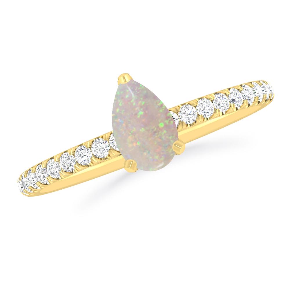 Yellow Gold - Opal