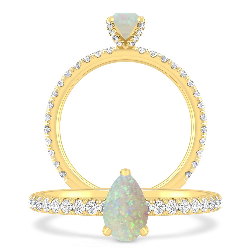 Yellow Gold - Opal