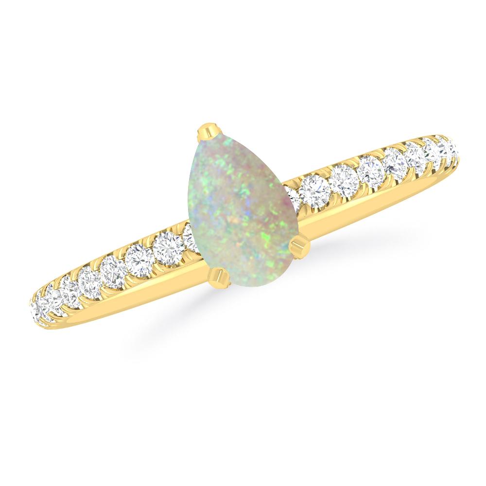 Yellow Gold - Opal