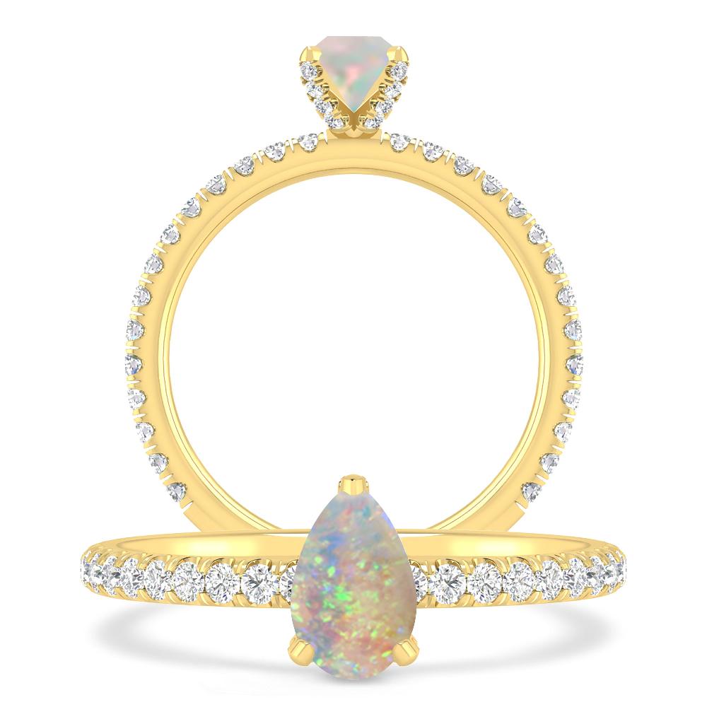 Yellow Gold - Opal