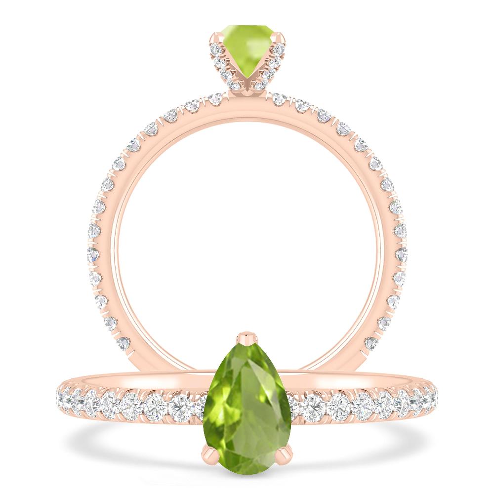 Rose Gold - Peridot