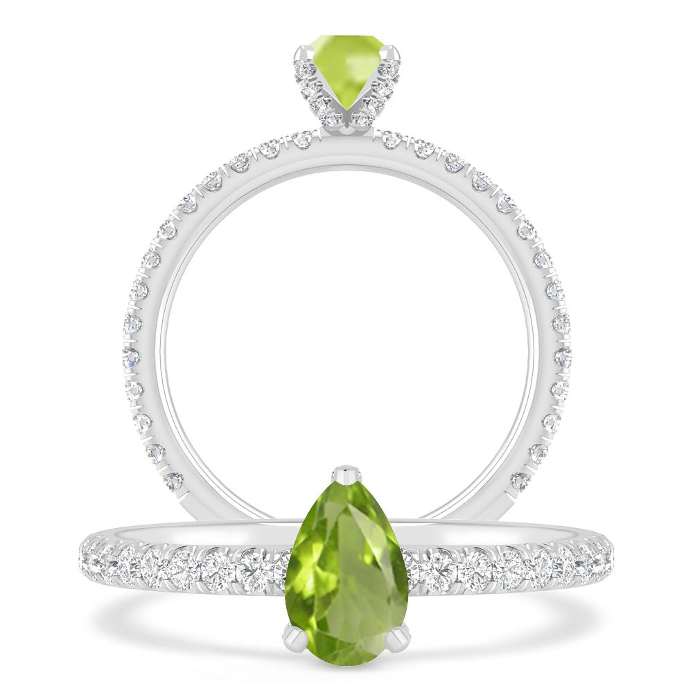 White Gold - Peridot