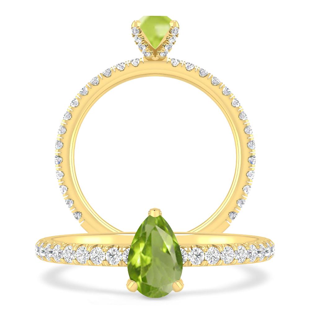 Yellow Gold - Peridot