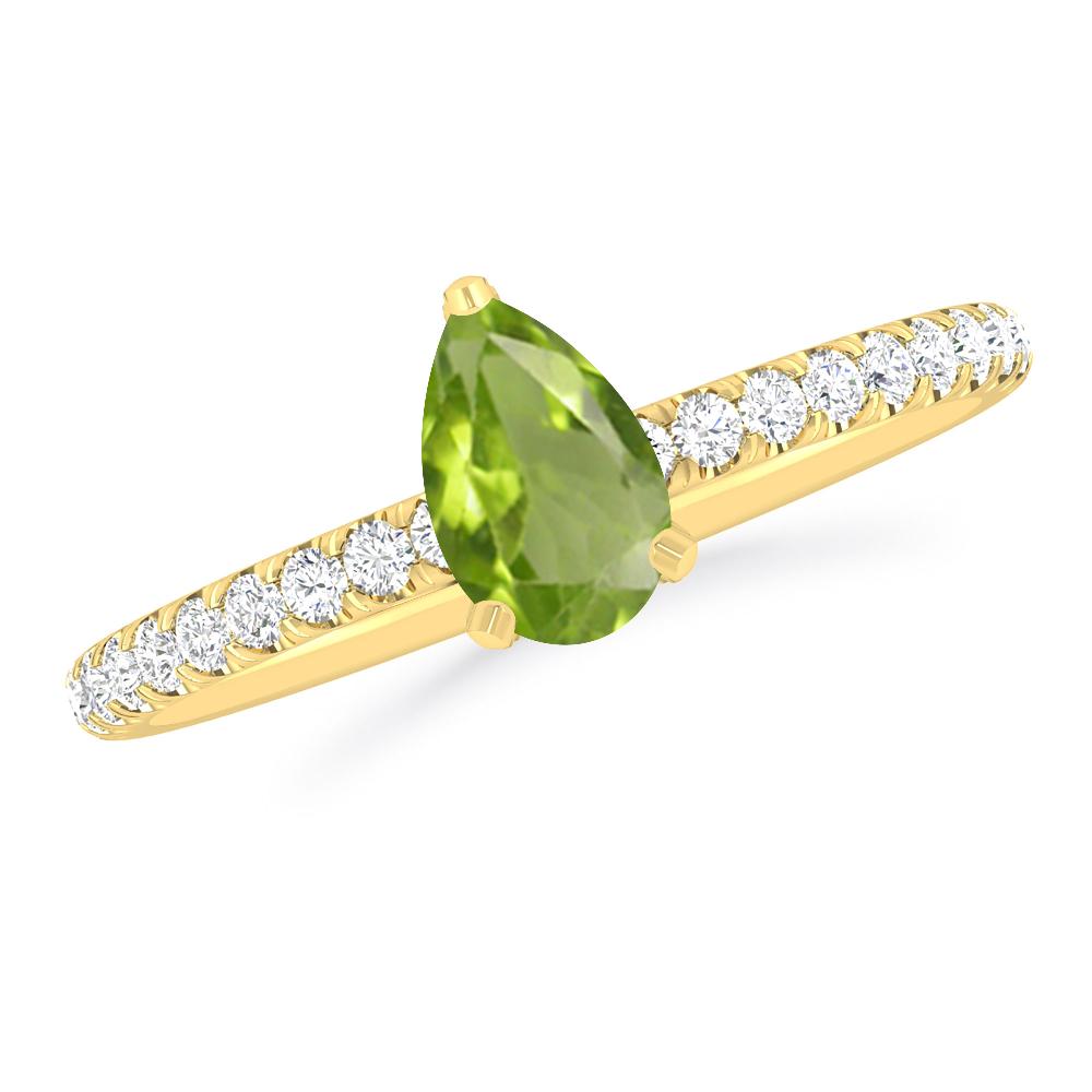 Yellow Gold - Peridot