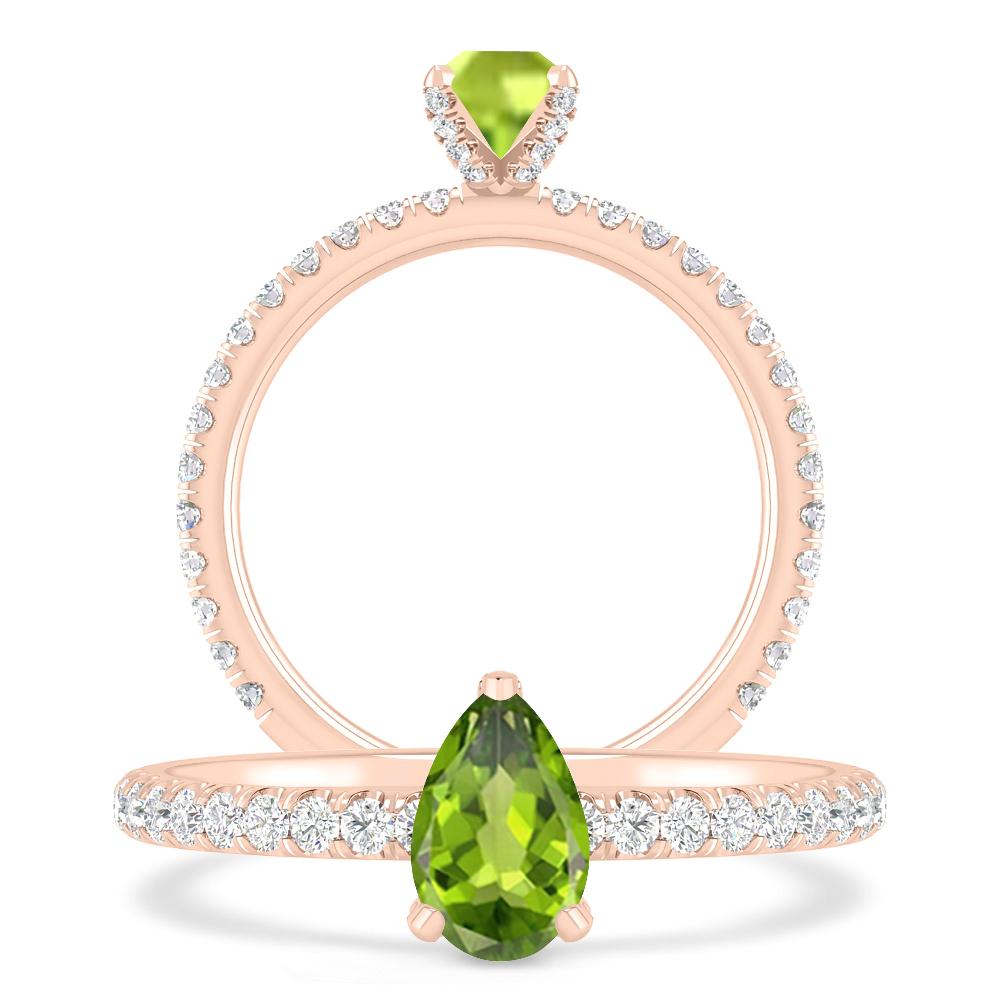 Rose Gold - Peridot