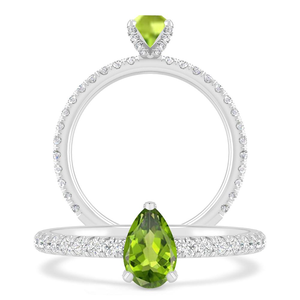 White Gold - Peridot