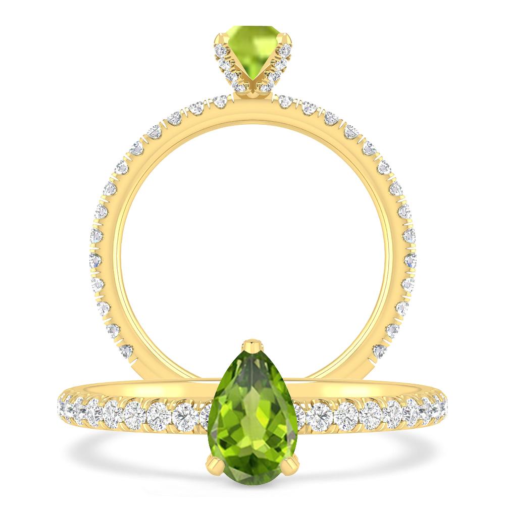 Yellow Gold - Peridot