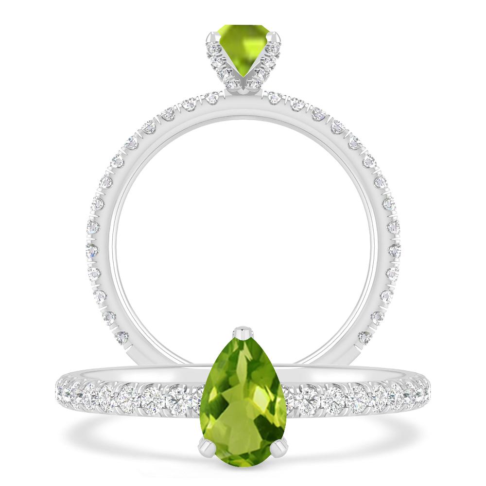 White Gold - Peridot