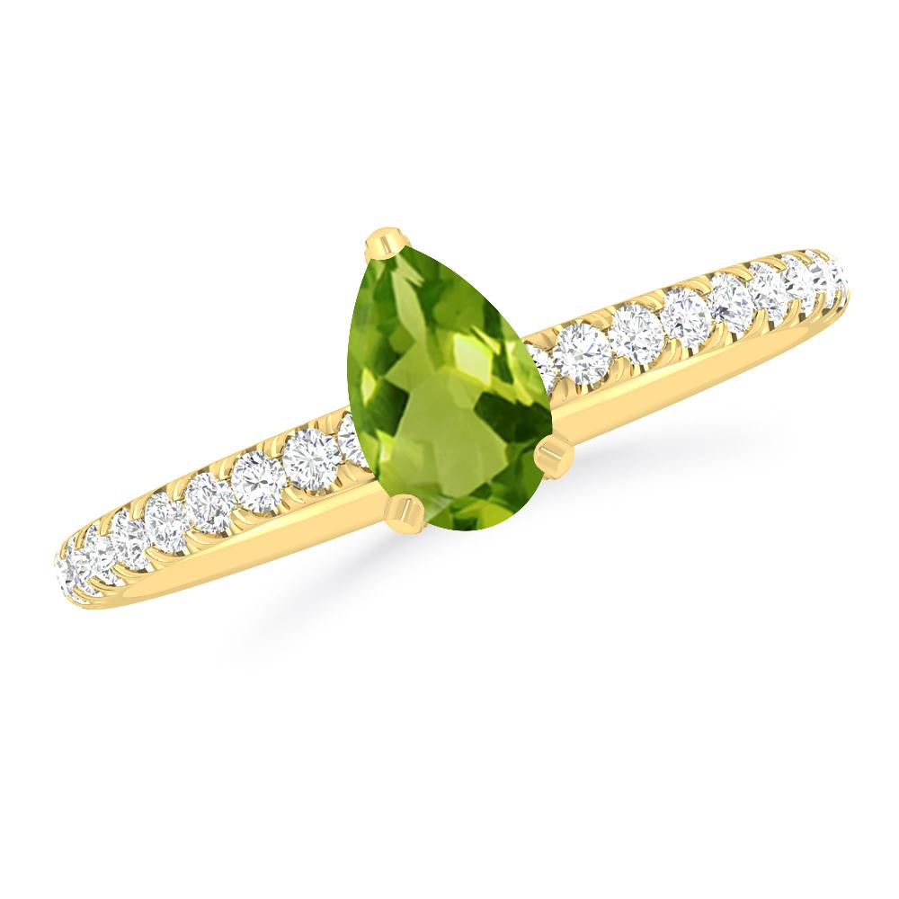 Yellow Gold - Peridot