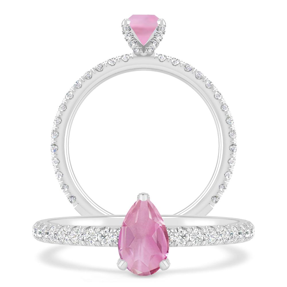 White Gold - Pink Tourmaline