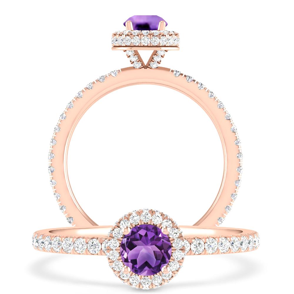 Rose Gold - Amethyst