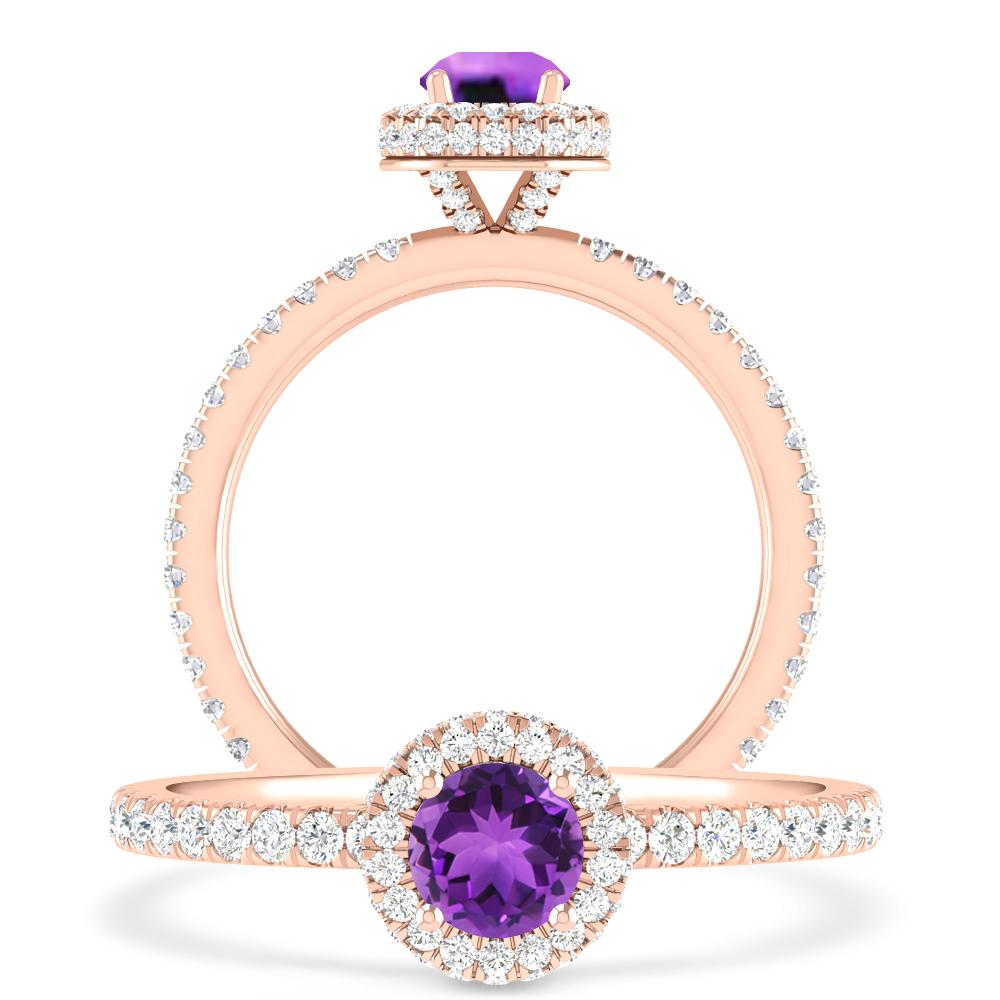 Rose Gold - Amethyst