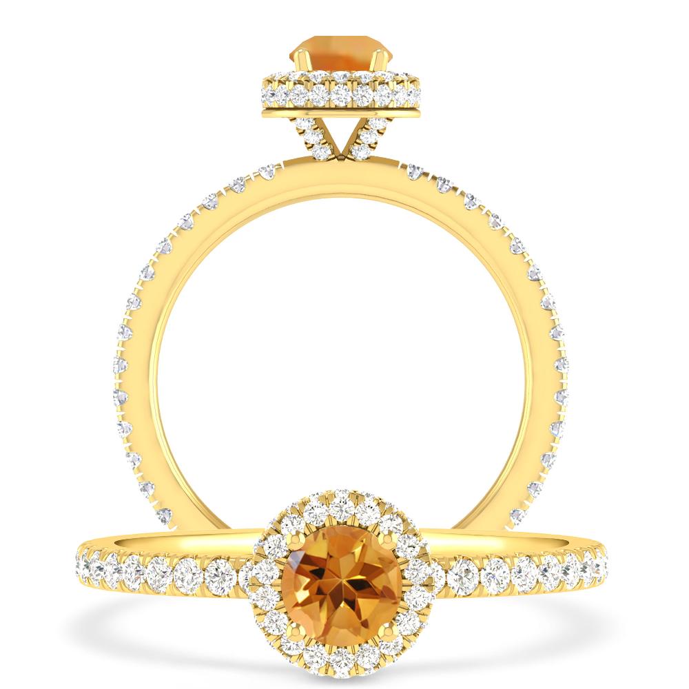 Yellow Gold - Citrine