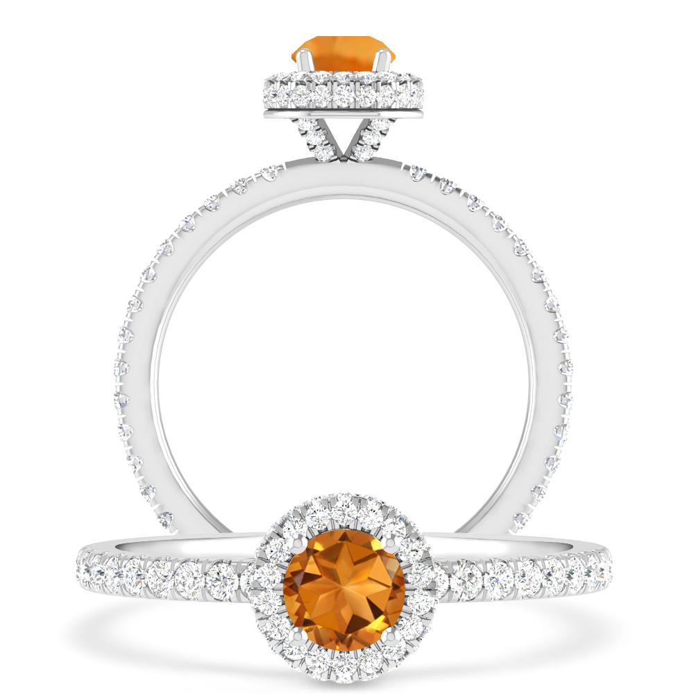 White Gold - Citrine