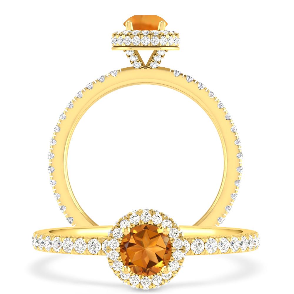 Yellow Gold - Citrine