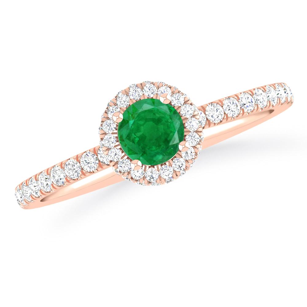 Rose Gold - Emerald