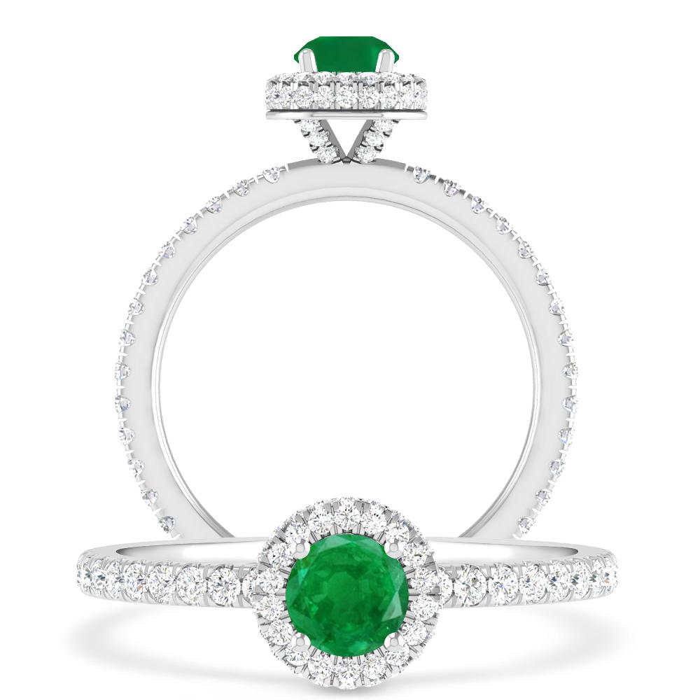 White Gold - Emerald