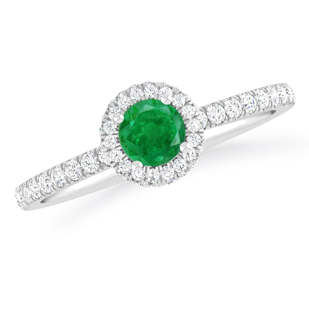 White Gold - Emerald