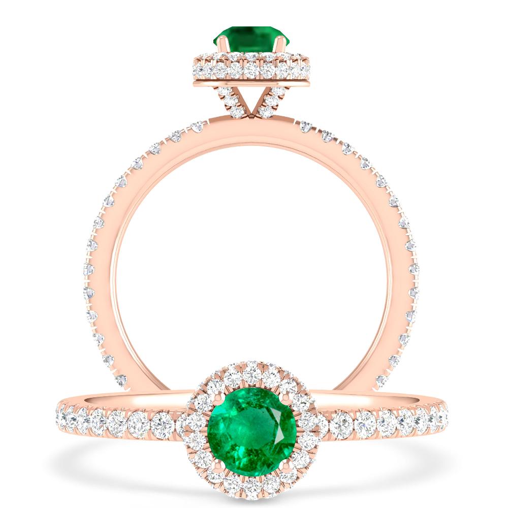 Rose Gold - Emerald