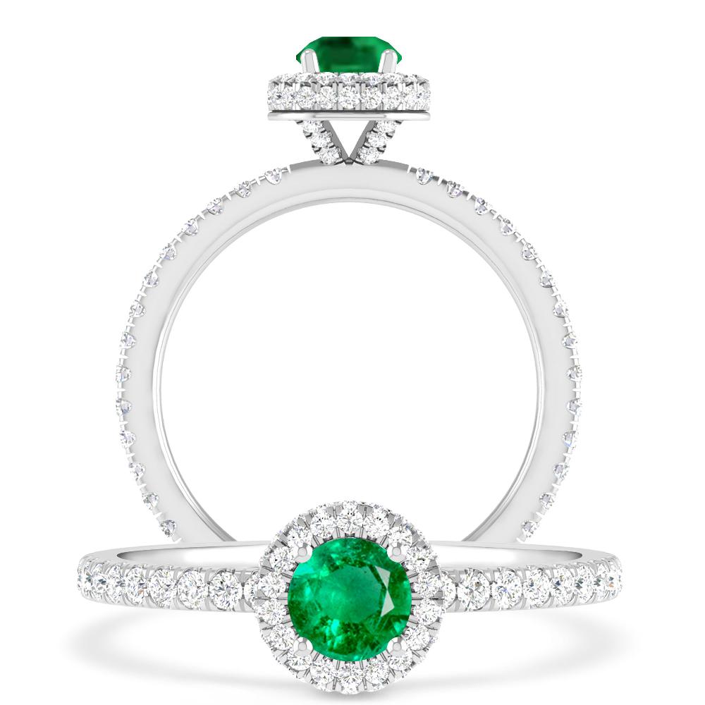 White Gold - Emerald