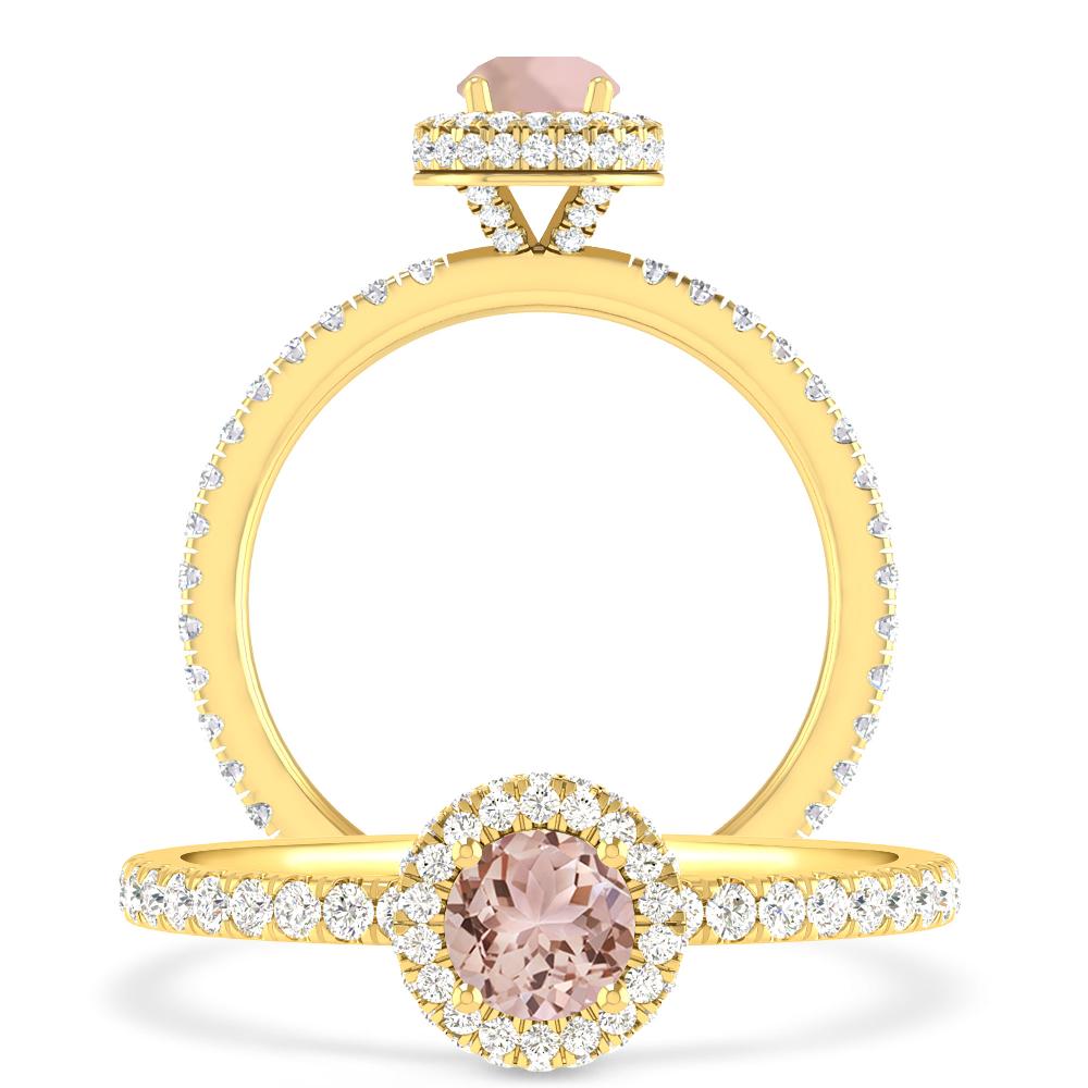 Yellow Gold - Morganite