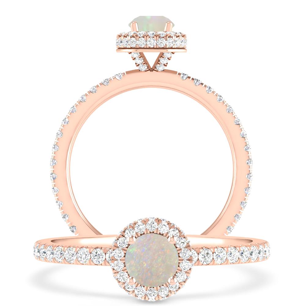 Rose Gold - Opal