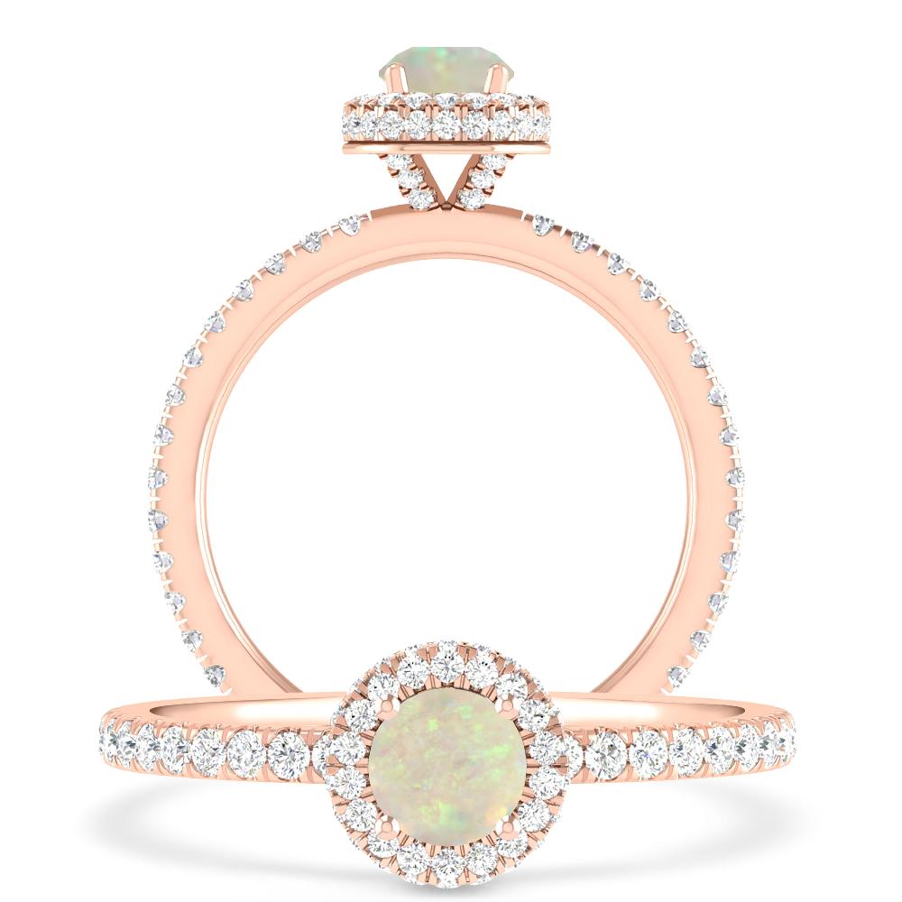 Rose Gold - Opal