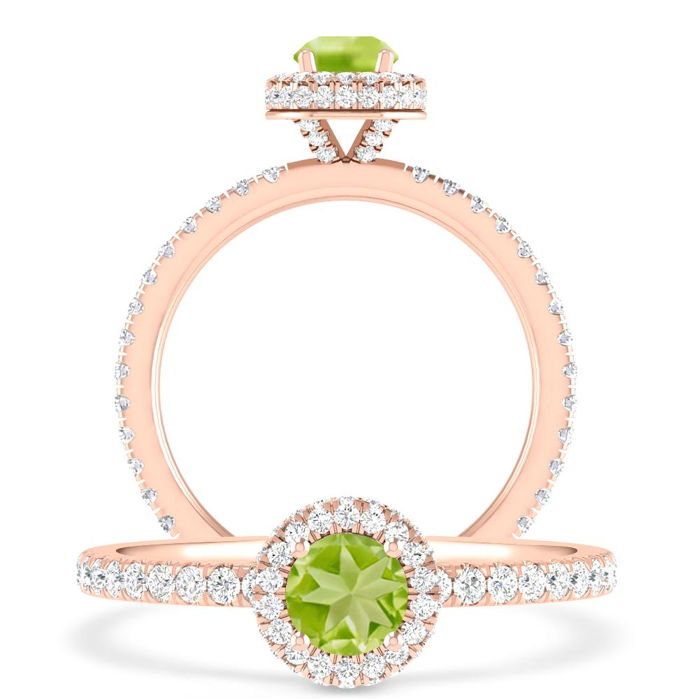 Rose Gold - Peridot