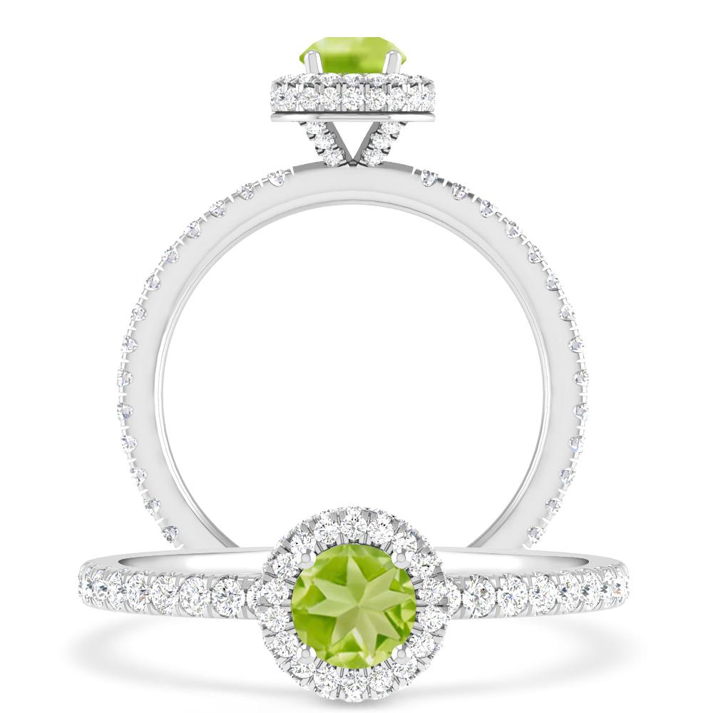 White Gold - Peridot