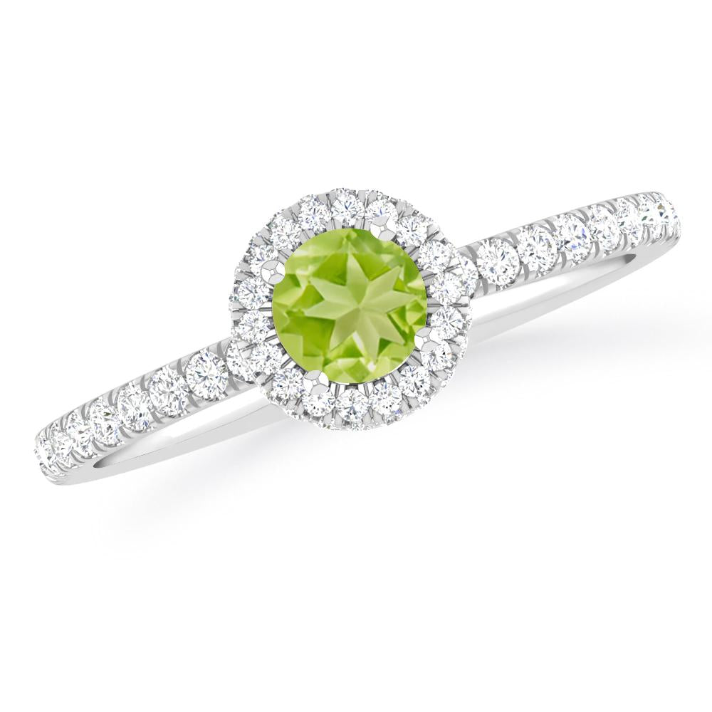 White Gold - Peridot