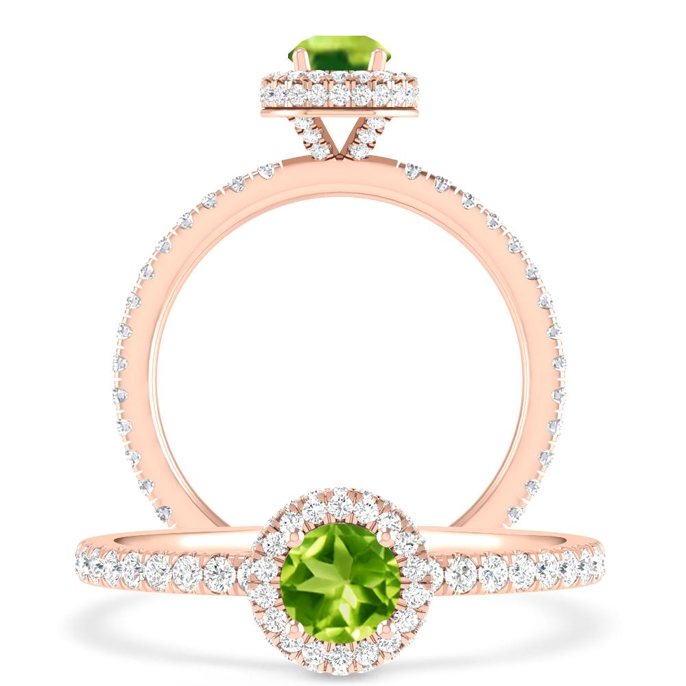 Rose Gold - Peridot