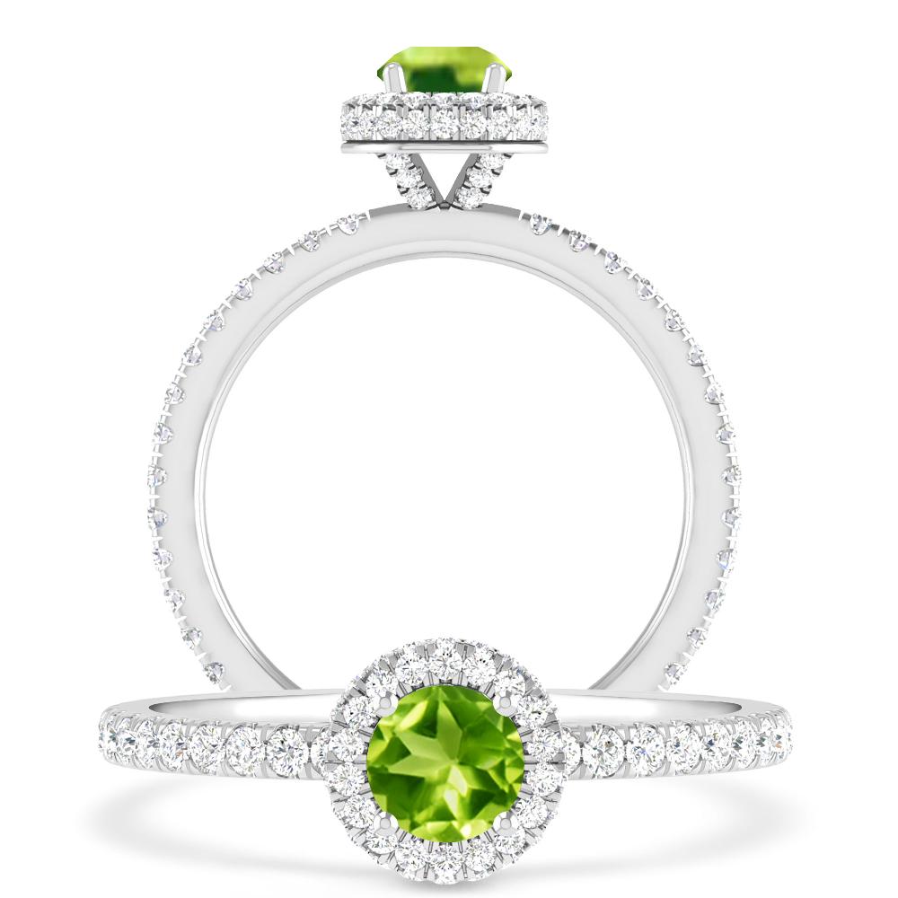 White Gold - Peridot