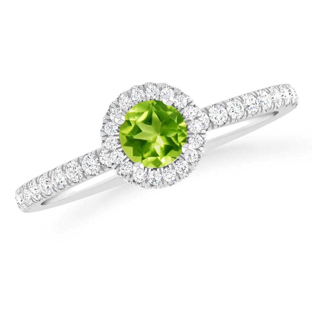 White Gold - Peridot